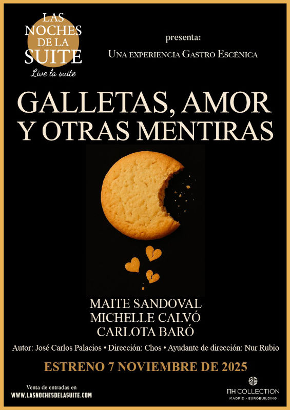 Experiencia Gastroescénica “Galletas, amor y otras mentiras”